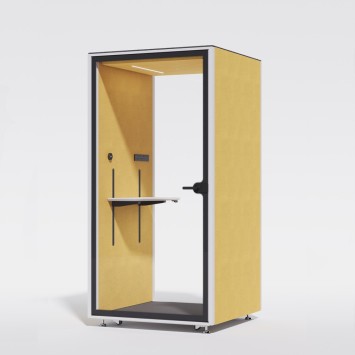EchoBox Single Fabric Wrapped Acoustic Pod