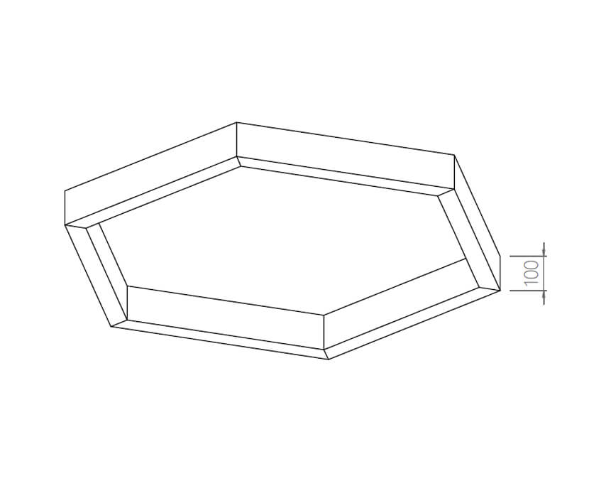 Hexa depth 100